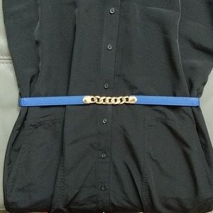 Banana Republic belt & H&M dress with pockets